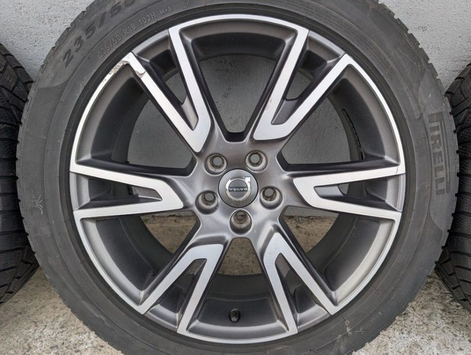 Jante 5 spite duble 19" Volvo S90 V90 S60 V60CC XC40 XC60 XC70 XC90 anvelope 235/50R19 Pirelli