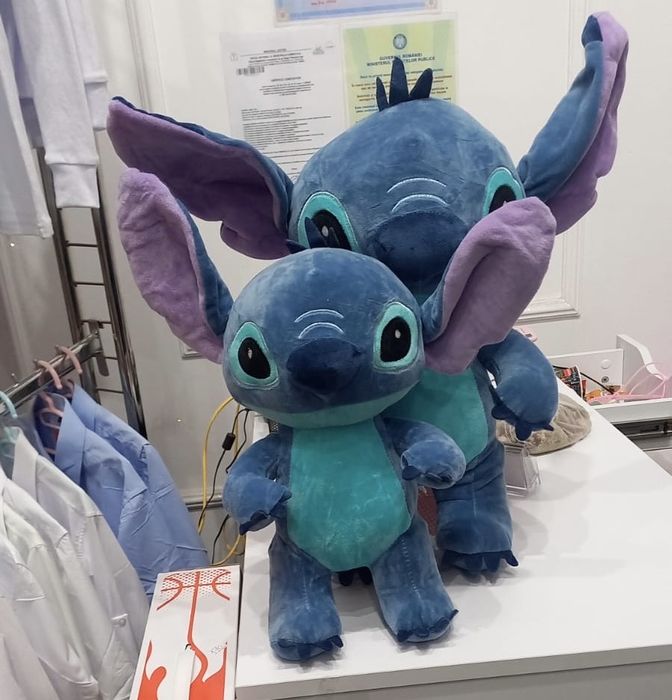 Stitch plus labubu