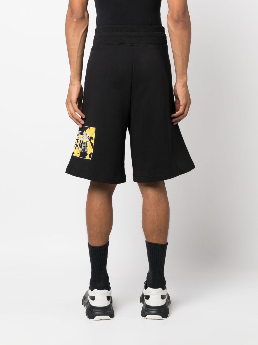 Мъжки къси панталони Versace Jeans Couture logo print track Shorts