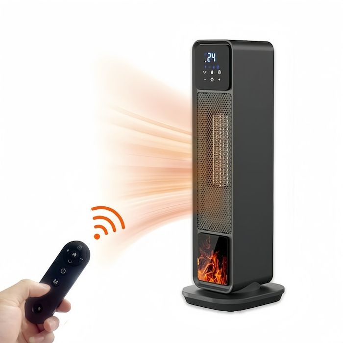 Аеротермална печка, PTC, керамична технология за отопление, 2200 W, LE