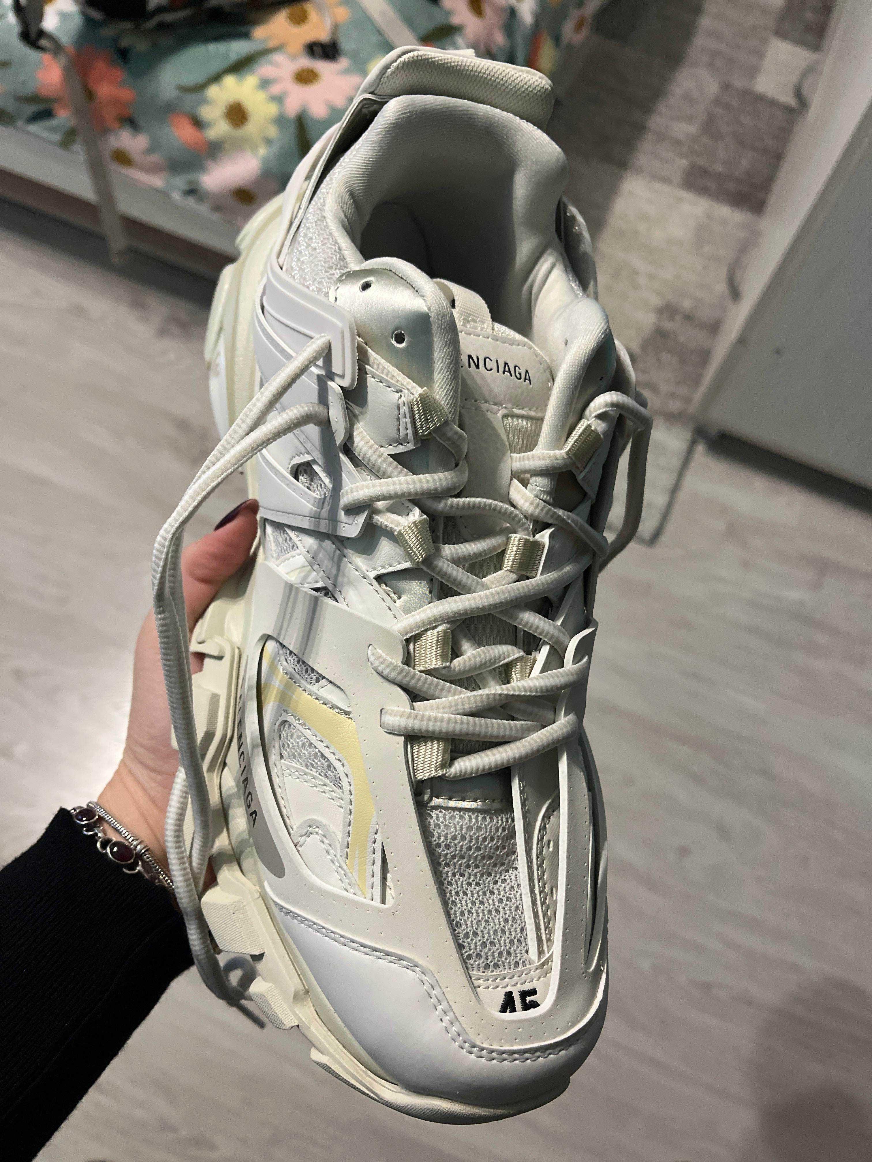 Balenciaga Track White Albi, Toate Marimile