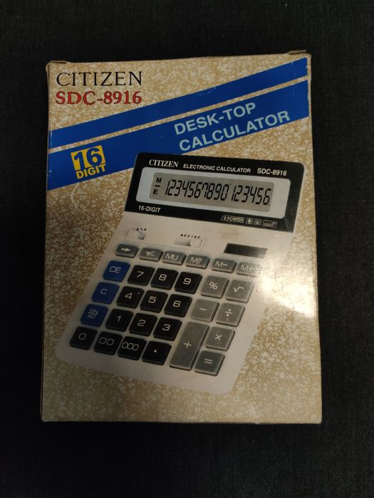 Calculatoare digital Citizen SCD-8916 si SDC-660ll si Canon WS-1610T