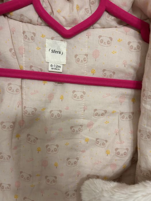 Blanita Sfera 6-12 luni +Cadou rochita Craciun 9-12 luni