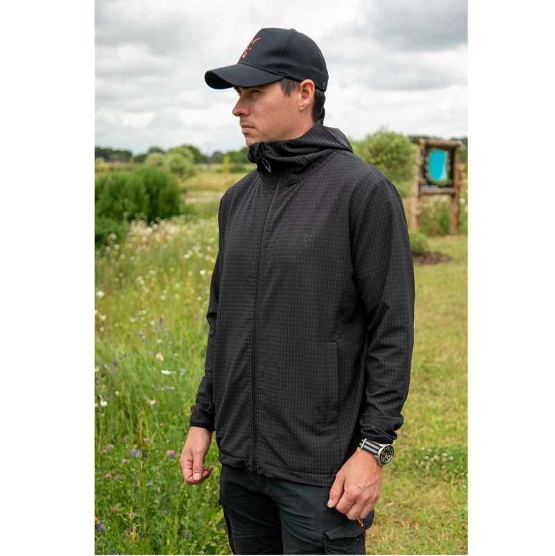Леко яке с качулка Fox Premium Mid Layer Jacket – Black