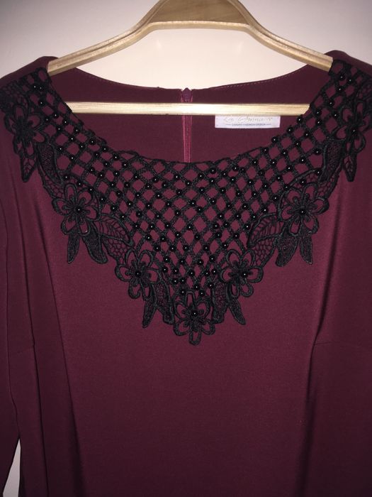 Rochie vișinie La Donna