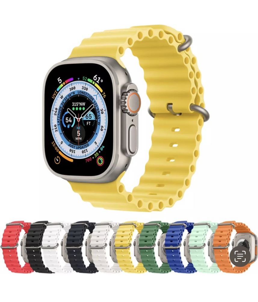 Curea Husa DIRECT Silicon Gauri Laterale Compatibila Ceas Apple Watch