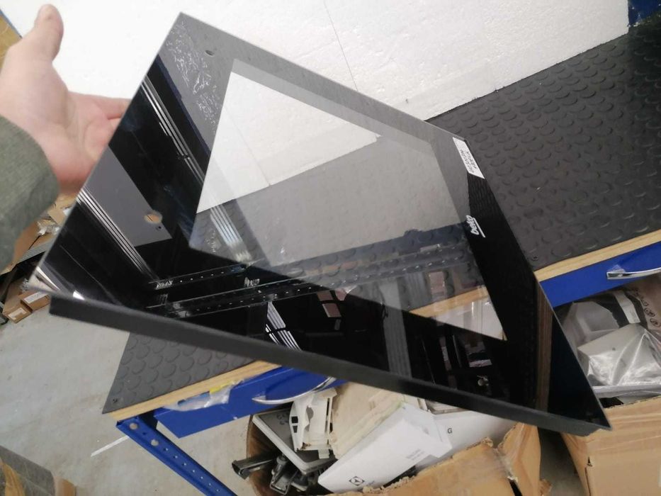Geam exterior aragaz Beko 49.5 x 40 cm , 31.5 cm intre gauri, NOU / N3