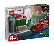 LEGO Marvel Super Heroes 76287 - Iron man with bike and the Hulk