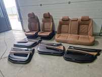 Interior scaune bancheta încălzite confort piele coniac bmw f01 f02
