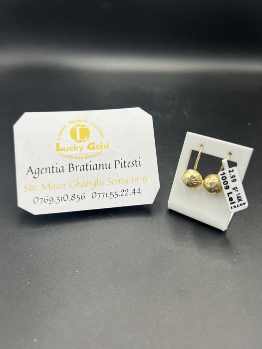 Cercei aur 14k 2,59 gr cod 17527