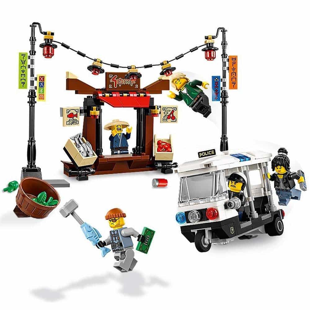 Lego Ninjago Movie Urmărirea in orasul Ninjago 70607