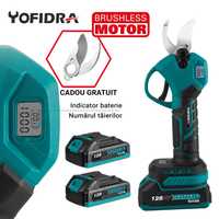 Foarfeca electrica gradina/vita de vie/pomi brushless pachet complet