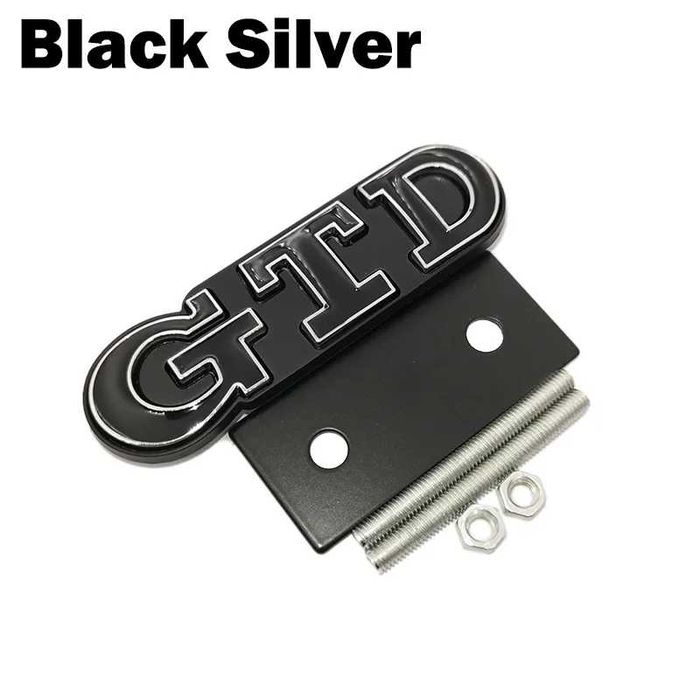 Надпис/Емблема GTD три цвята предна решетка