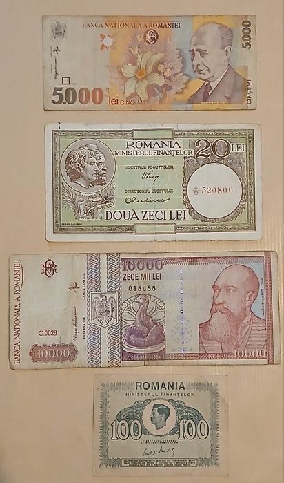 Bancnote vechi romanesti