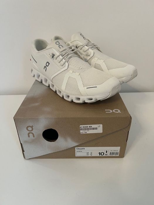 On Running Cloud 5 All White 44