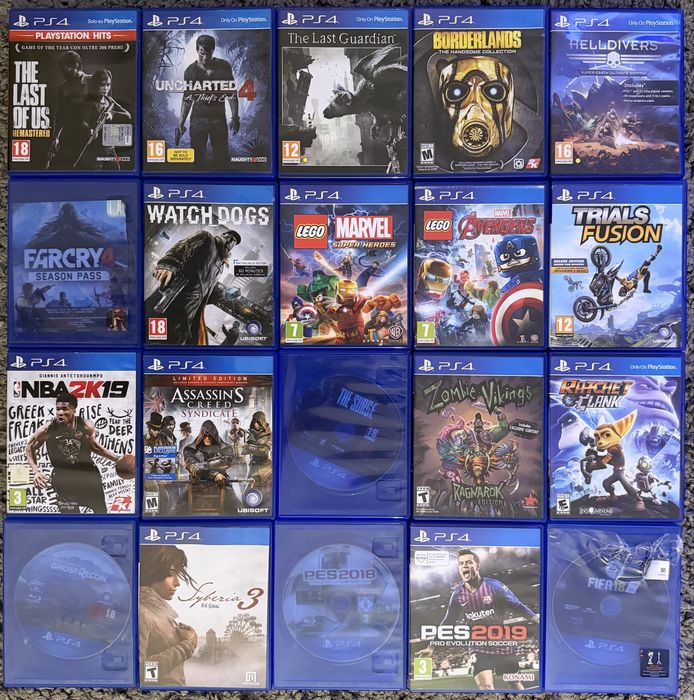 The last of US, Ghost, FIFA , etc PS4 / PS5
