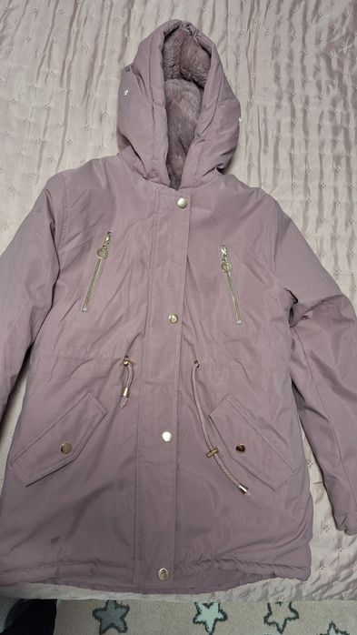 Детско зимно ватирано яке за момиче