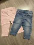 Set 2 Colanti denim H&M marimea 74