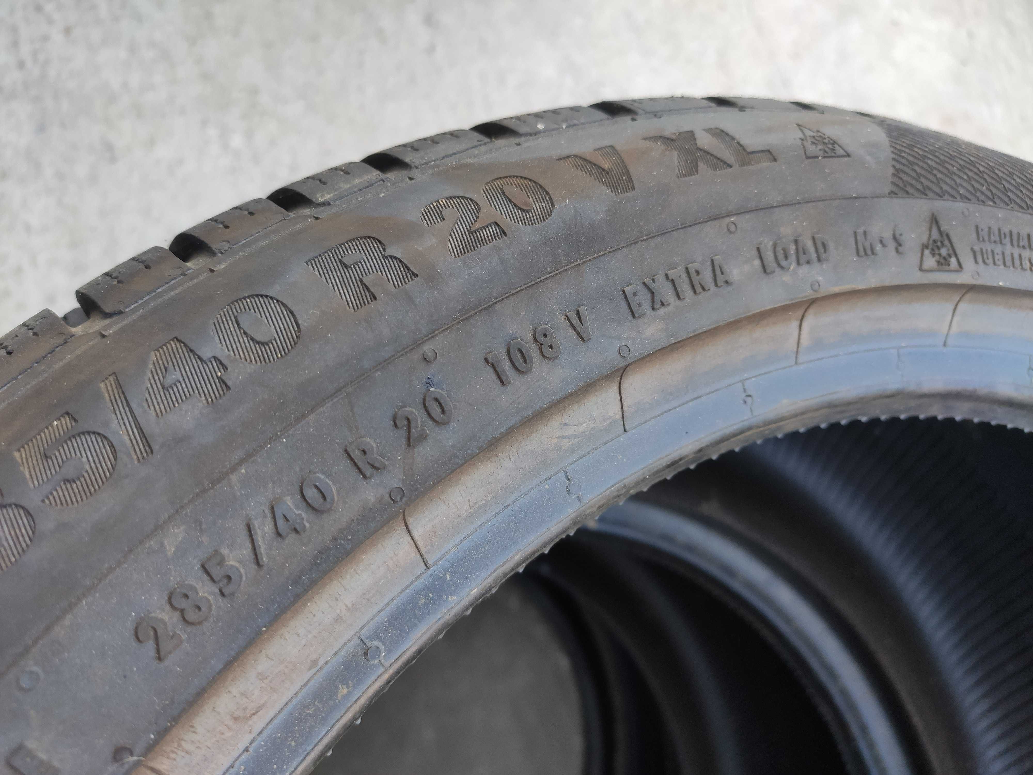 2бр Като нови зимни гуми 285 40 20 - Continental -