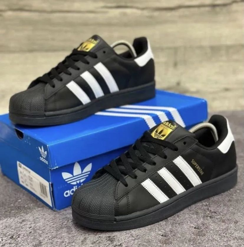 Adidas Superstar чёрный