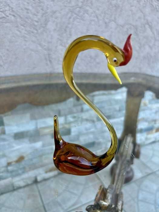 Set superb-doua figurine vintage-sticla de Murano-linia Century-Italia