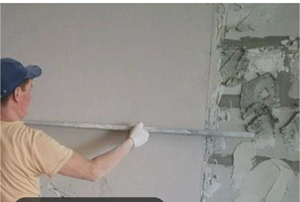 Левкас, штукатурка, шпаклевка