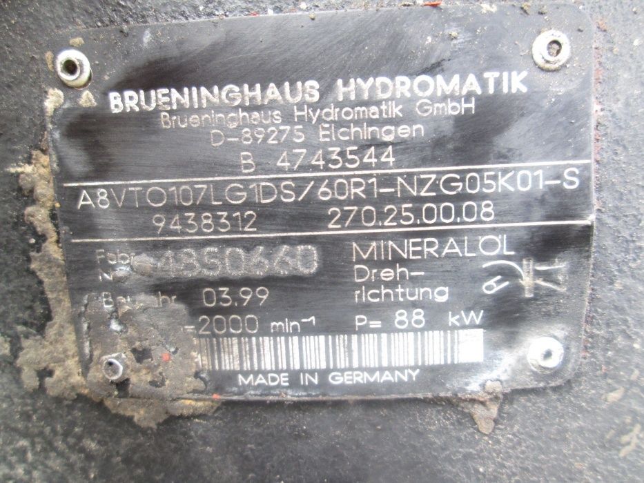 Pompa Hydromatik A8VTO107LG1DS