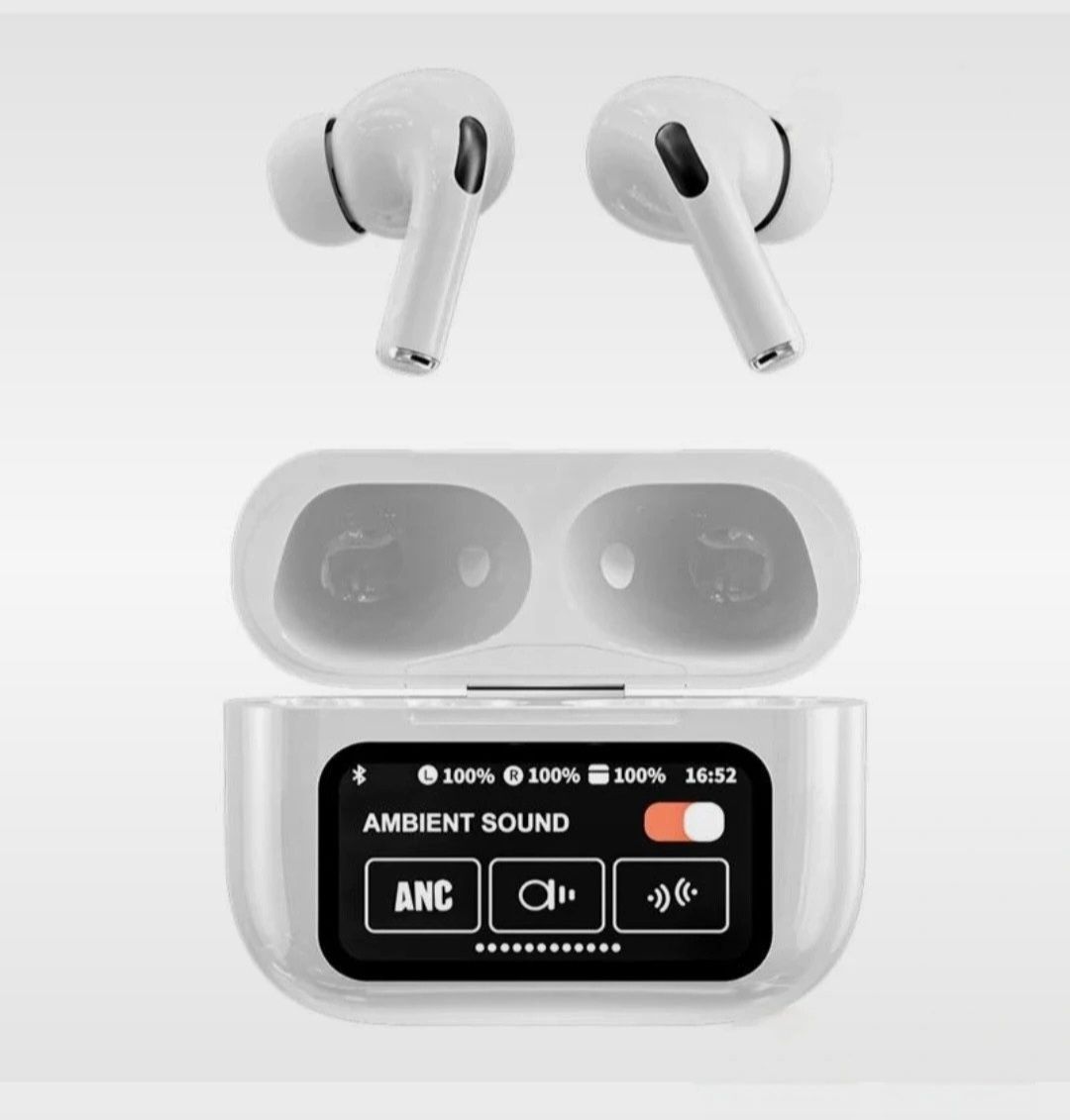 Casti wireless A9pro cu touch screen şi anularea zgomotului