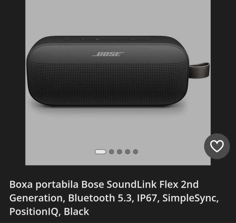 Boxa Bose Sound LinkFlex 2nd Genration /NOU/Sigilata