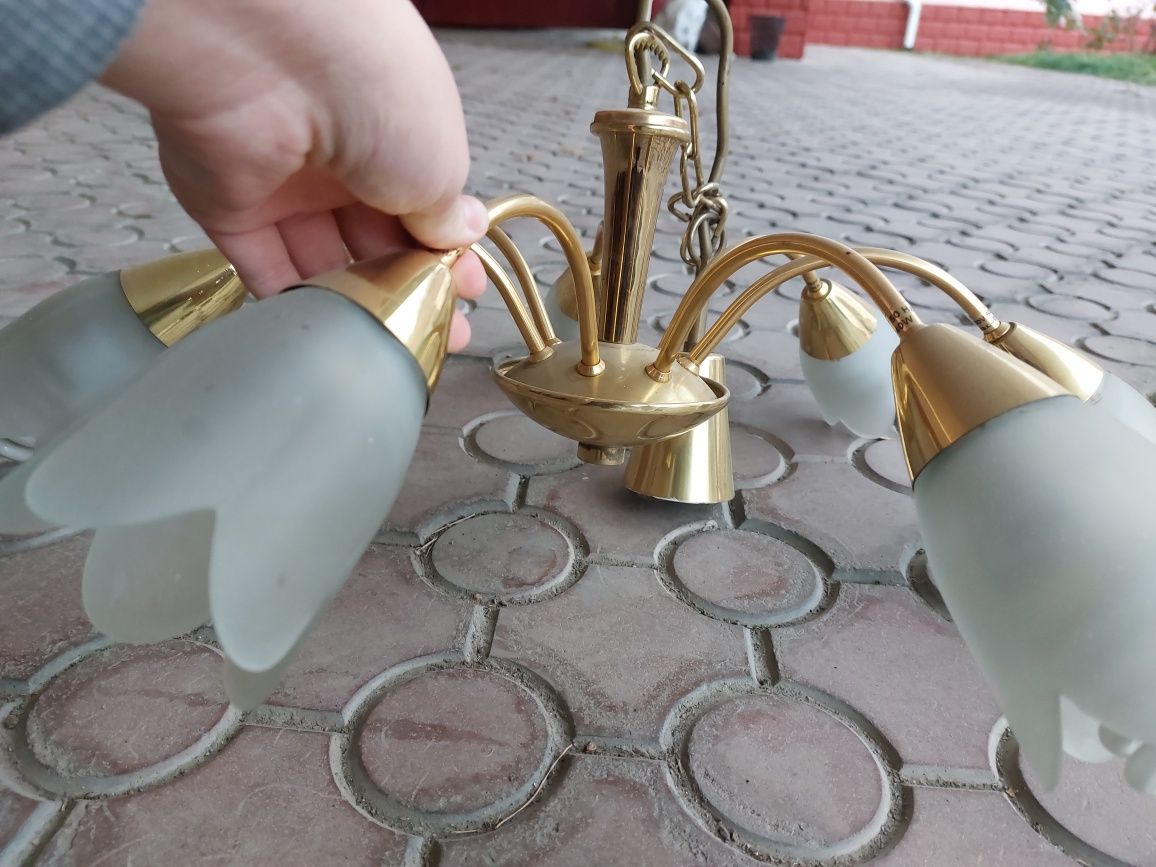 Польская люстра почти новая