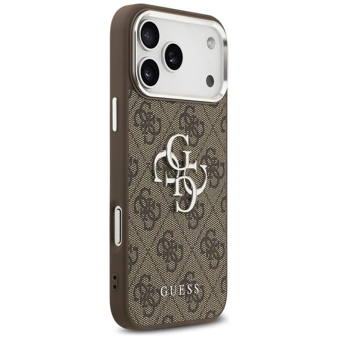 Калъф guess hardcase big 4g logo classic logo за iphone 17 pro в кафяв