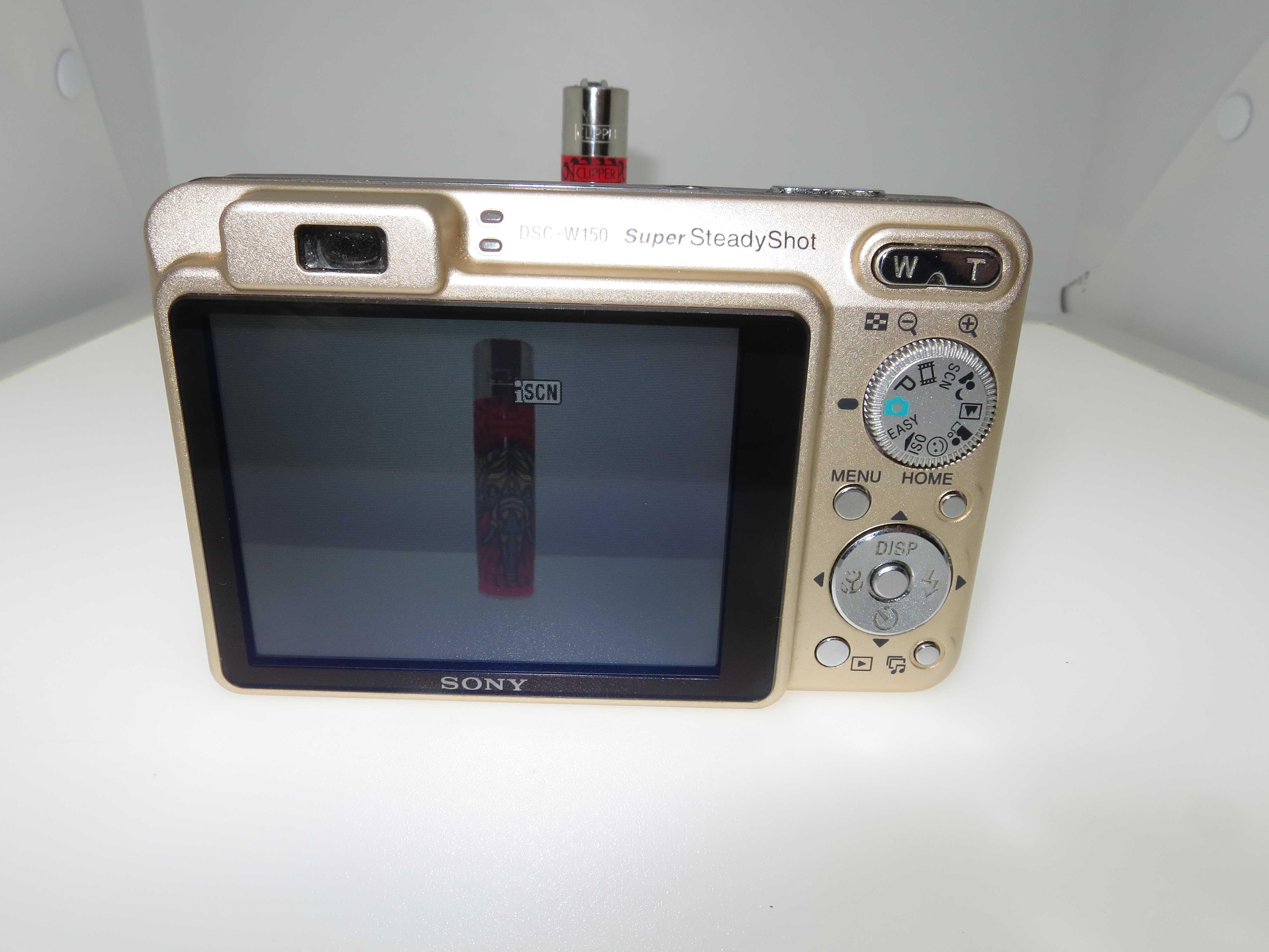 Sony Cyber-shot W150 компактен фотоапарат златен цвят, като нов