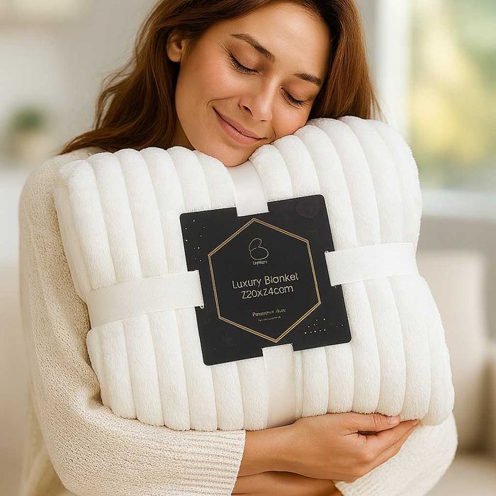 Специална цена! Луксозно двулицево меко одеяло -  220x240 см