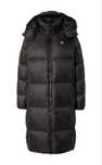 Geaca Calvin Klein originala geaca iarna lunga neagra cu puf