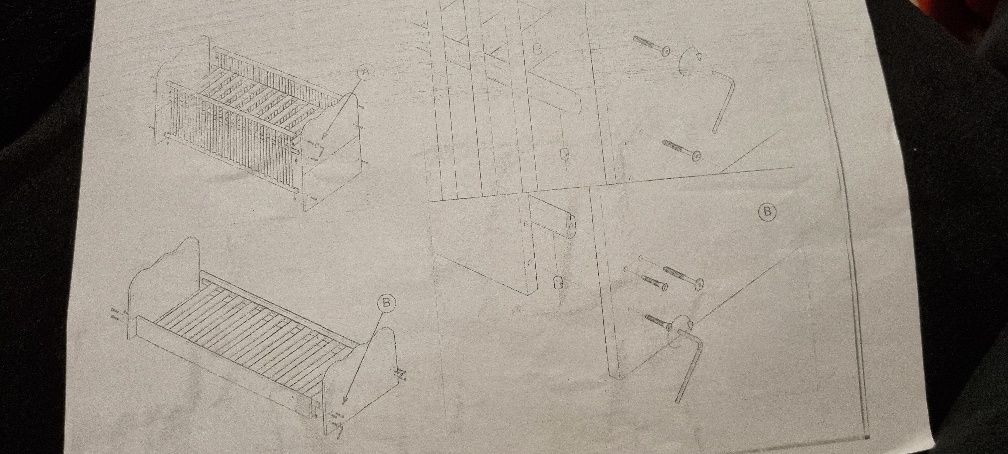 Patut copii cu saltea inclusa,dimensiuni 140x70