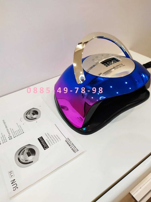 168W Професионална мощна UV/LED лампа-печка за нокти,маникюр,педикюр