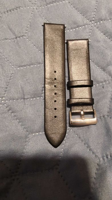 Нова 22мм каишка от Естествена Кожа - Супер Тънка и Удобна! + Подарък