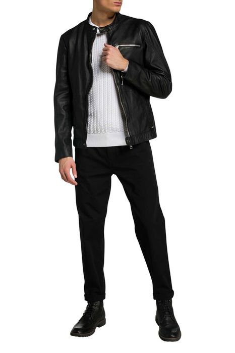 MAZE Berwick Leather Jacket ОРИГИНАЛНО мъжко яке/естествена кожа M-L