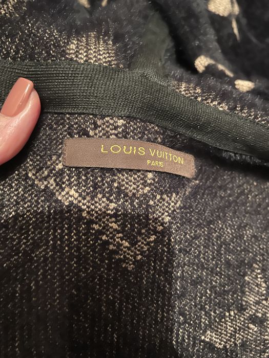 Palton Louis Vuitton Hooded Wrap Coa