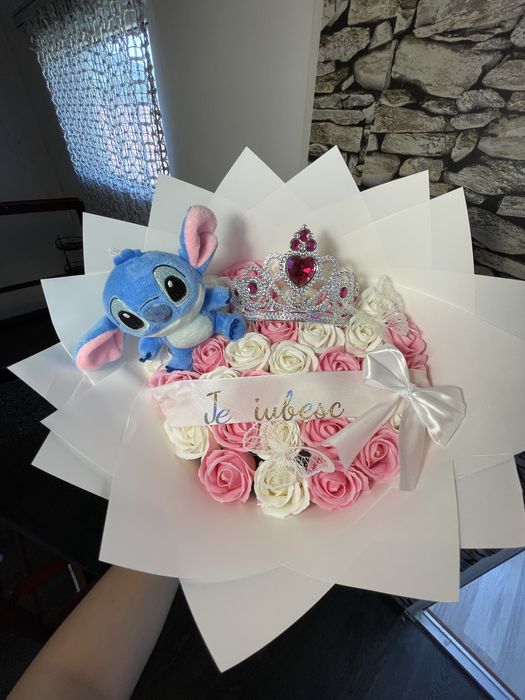 Buchet se flori din sapun