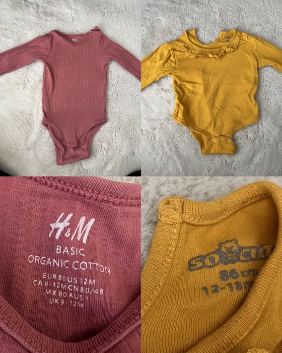 4 body-uri de fetita, 80/86