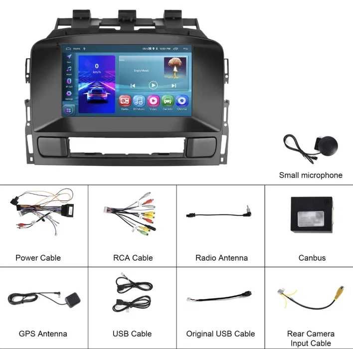 Navigatie Android dedicata Opel Astra J WiFI Bluetooth CARPLAY 1-8GB
