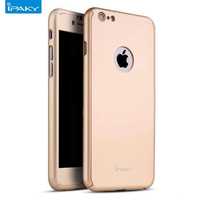 Husa 360º iPaky pentru iPhone 6PLUS/6SPLUS cu folie de protectie- GOLD