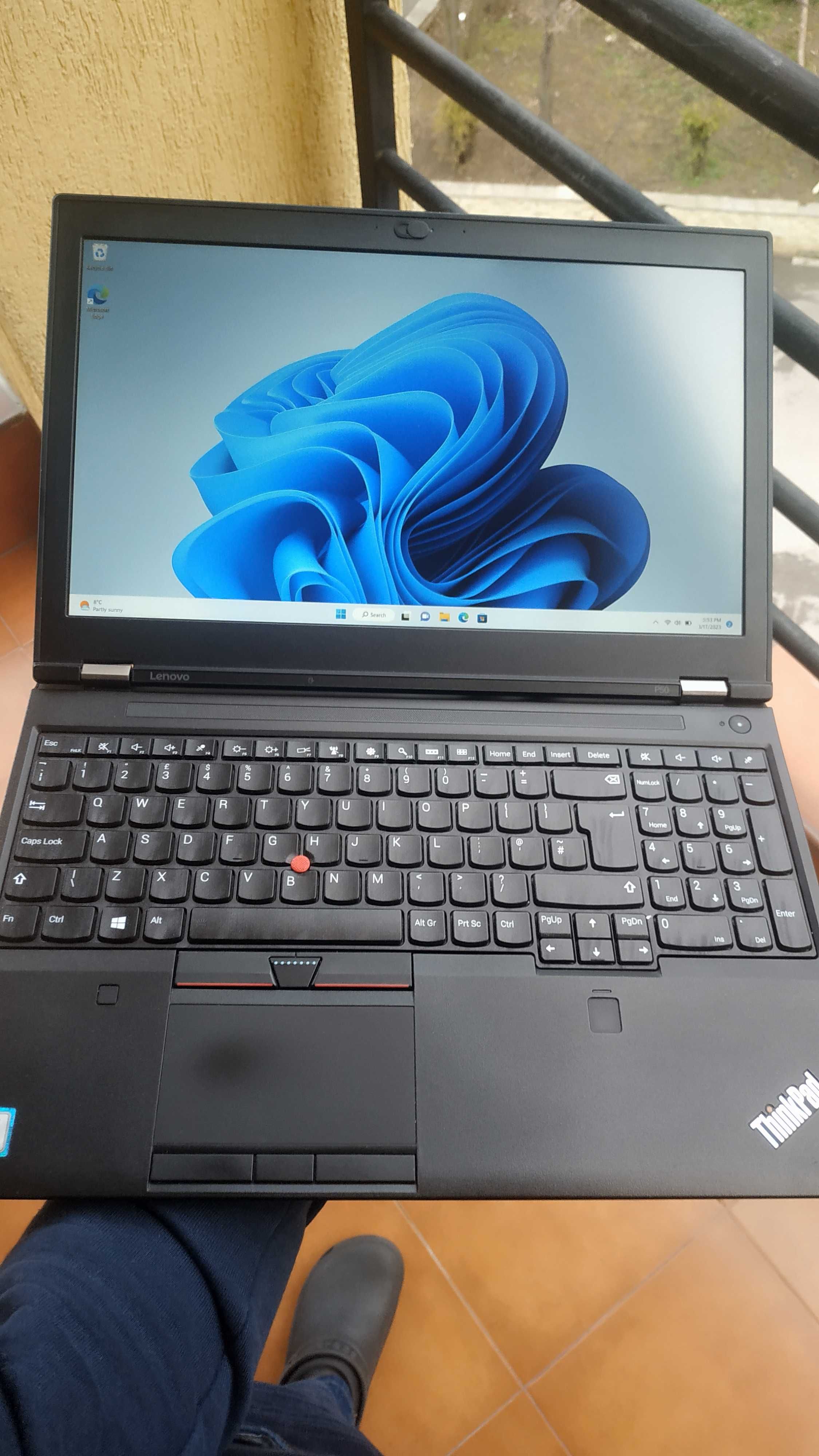 Lenovo Thinkpad P50, i7 - 6th gen, 24GB RAM, 256GB SSD, Windows 11 pro