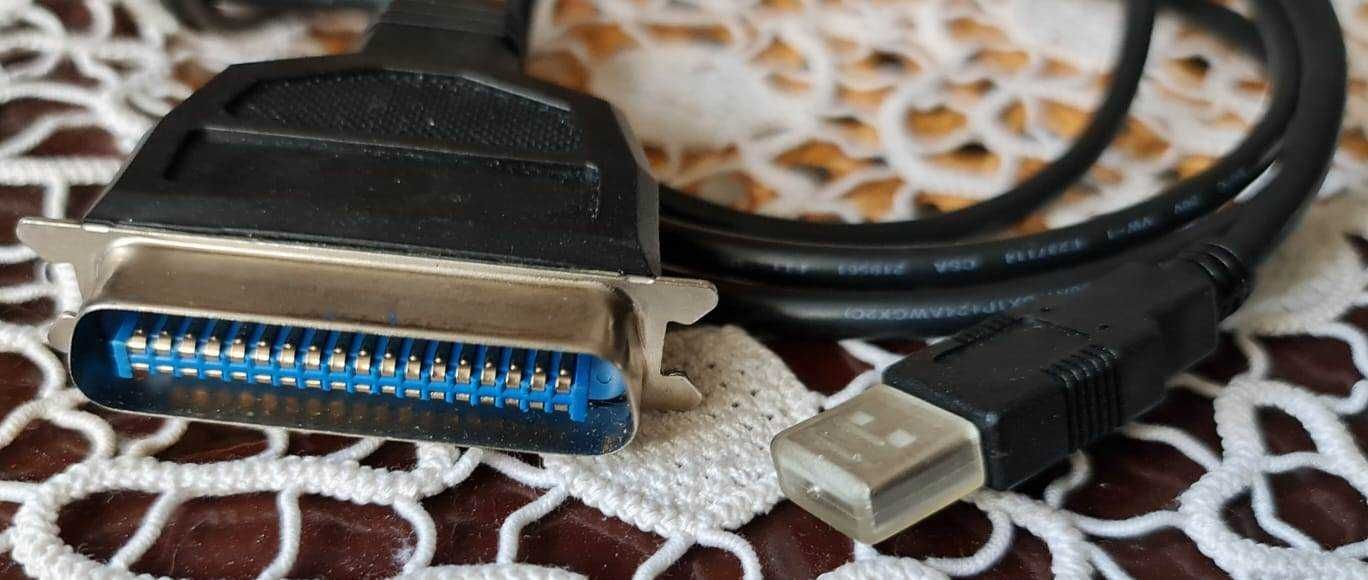 Vand cablu pentru imprimanta cu mufa clasica si USB