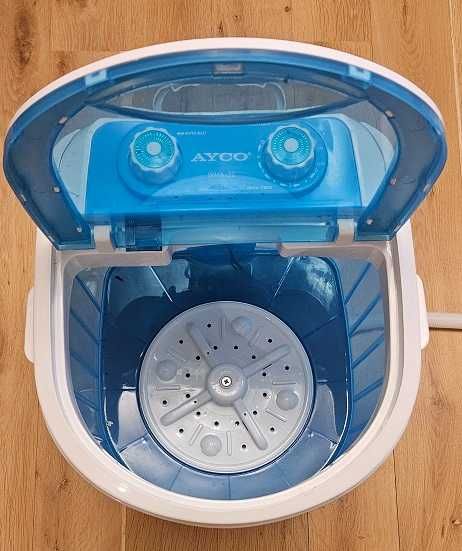 Нова Мини пералня Ayco WMA-32 121 W 3 кг дрехи Центрофуга 2 кг Таймер