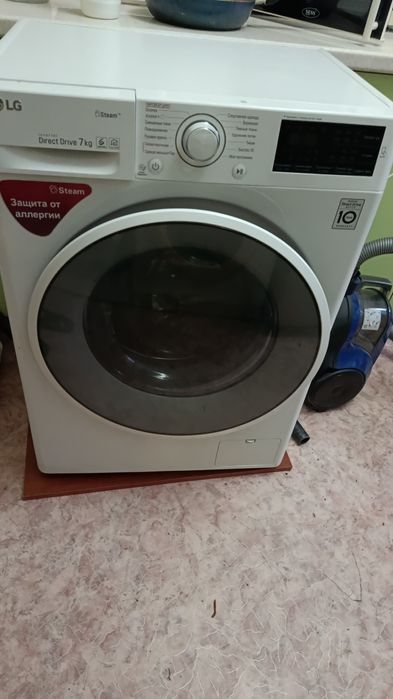 LG 7 кг TurboWash | Direct Drive | A+++ | тихая и надёжная — как новая