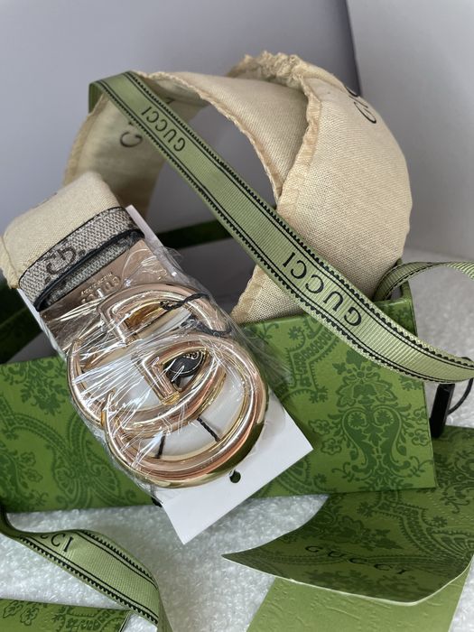 Колан естествена кожа с кутия G*ucc*i