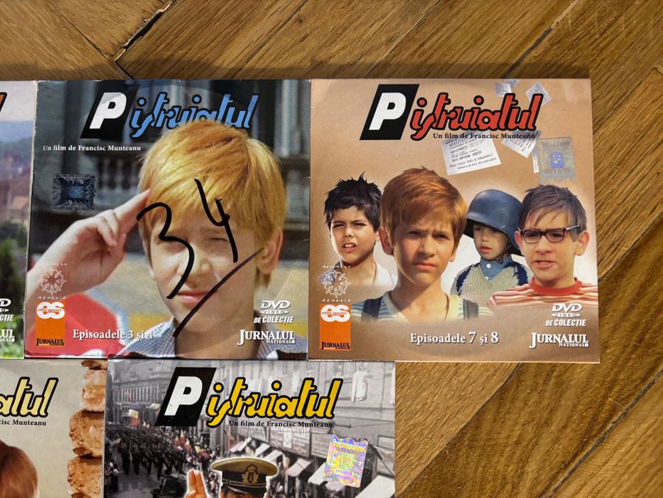 5 Buc DVD-uri Filmul Pistruiatul Ep. 1-10 Colectia Jurnalul National