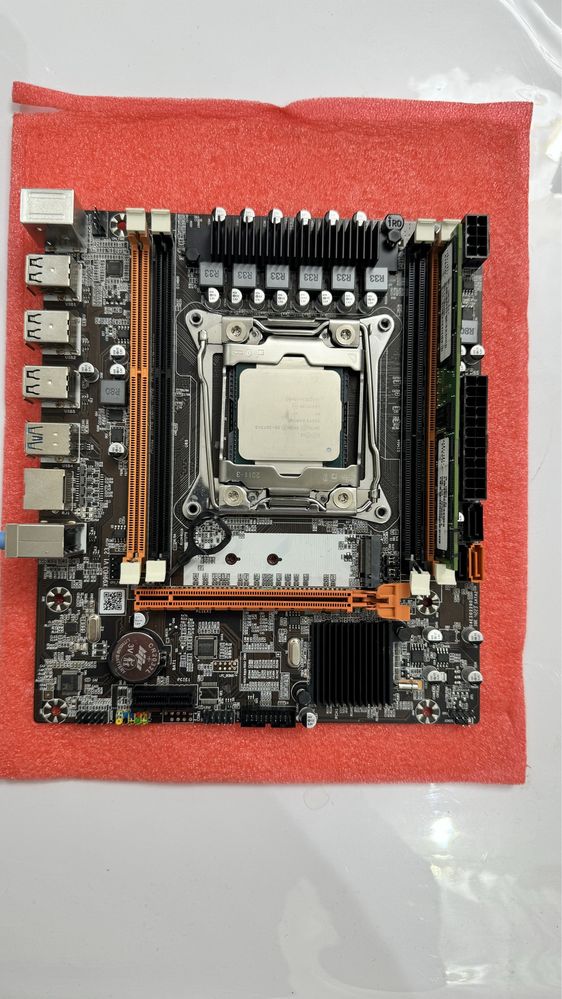 Материнская плата x99 комплект с процессором и оперативной памятью
